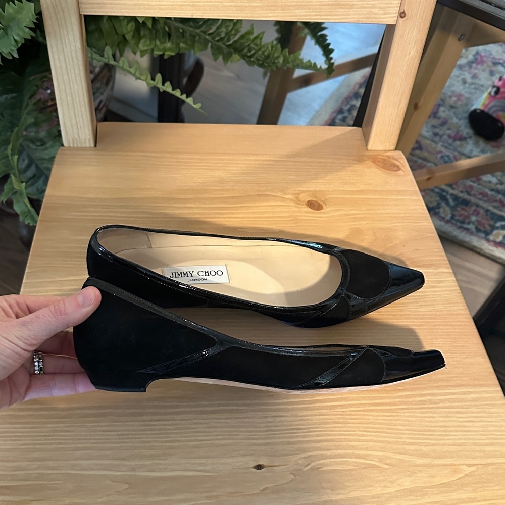Jimmy Choo Black Women's Flats - Picture 4 of 5